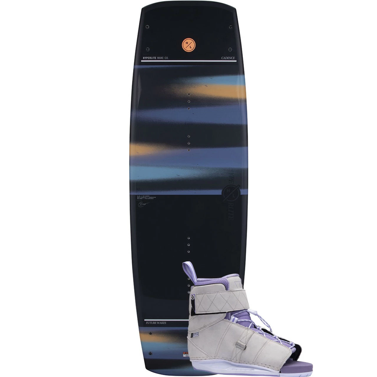 Hyperlite Cadence Women's Wakeboard W/ Viva Boots - 2022 3 Hyperlite Cadence Women's Wakeboard W/ Viva Boots - 2022