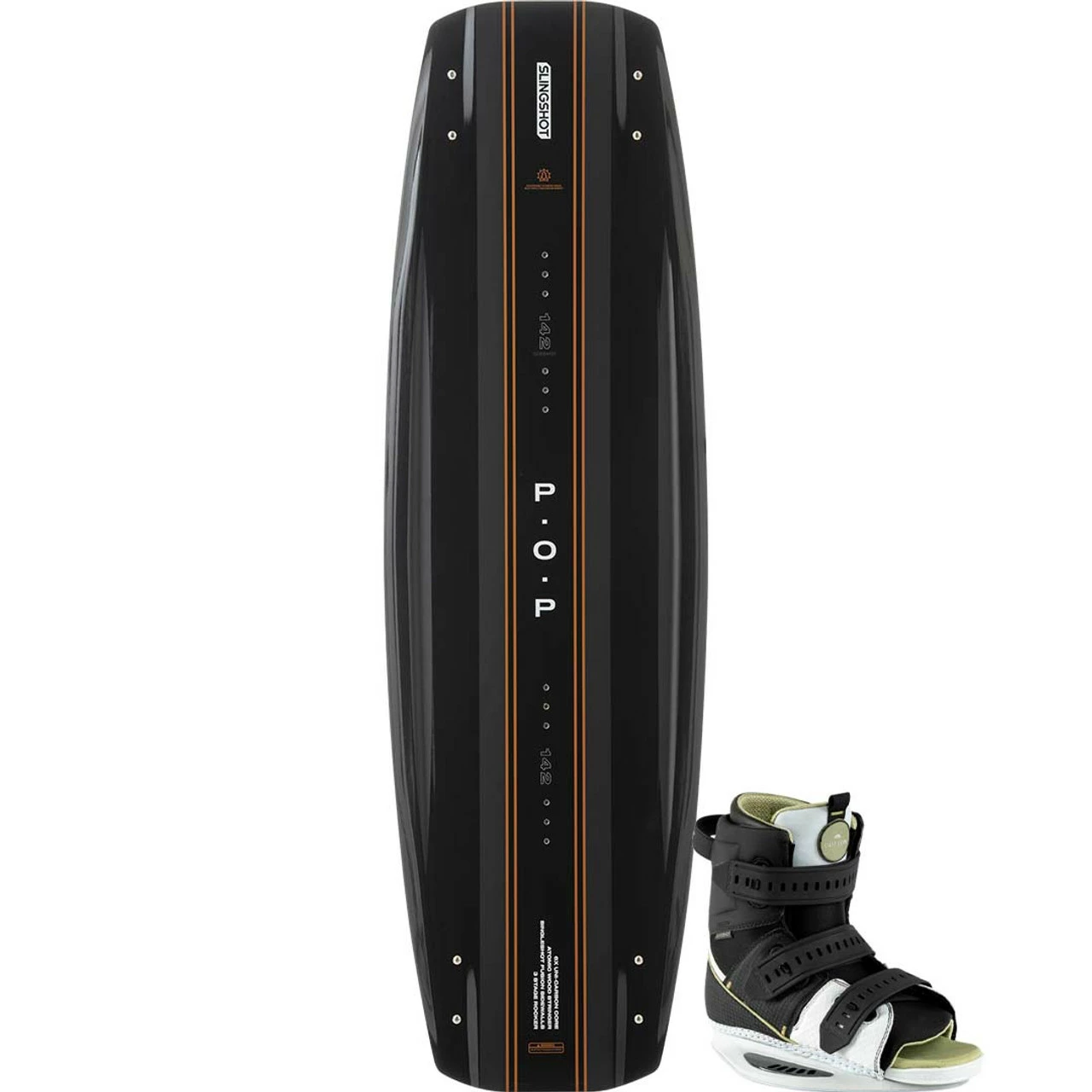 Slingshot P.O.P. Wakeboard Package W/ Option Boots - 2023 3 Slingshot P.O.P. Wakeboard Package W/ Option Boots - 2023