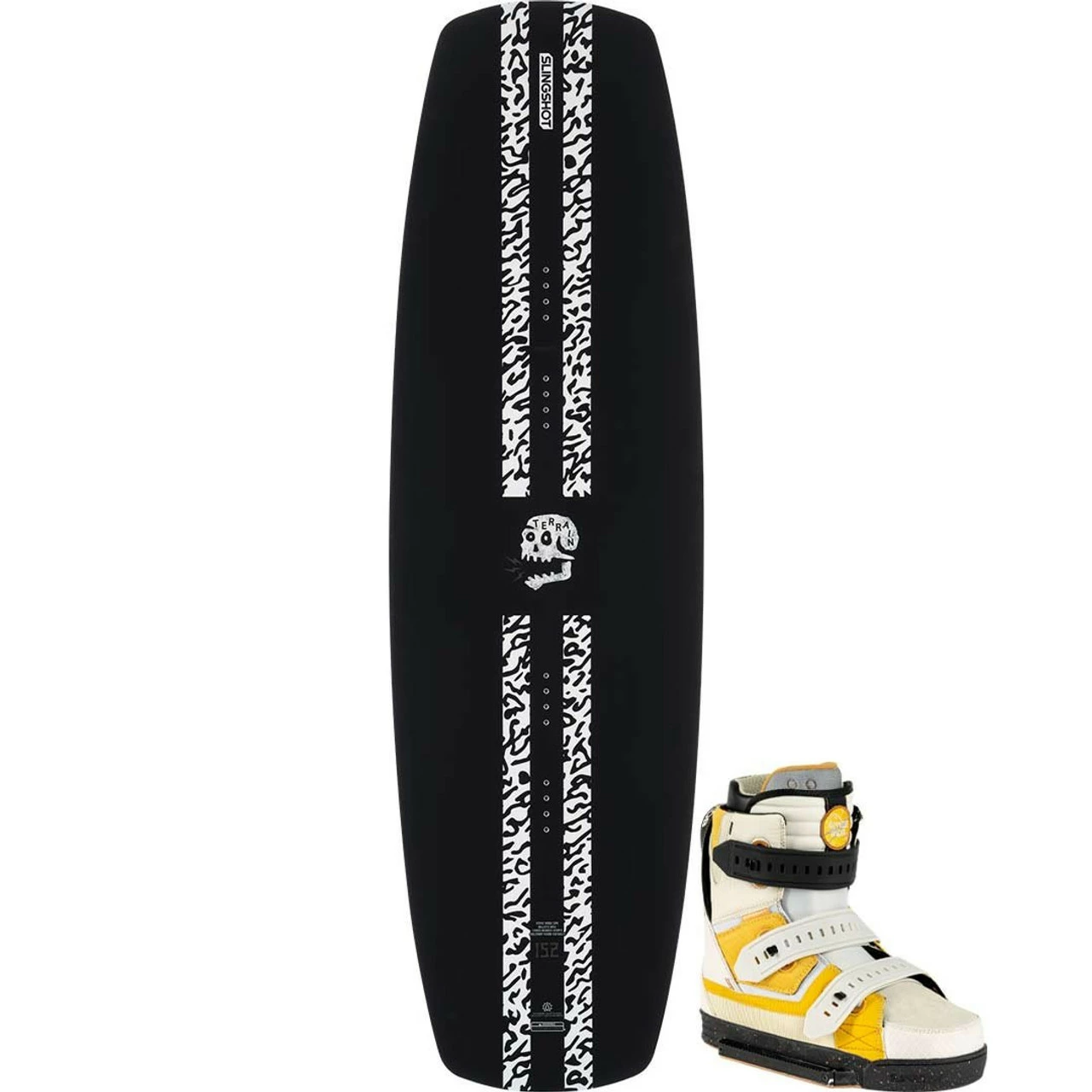Slingshot Terrain Wakeboard Package W/ Space Mob Boots - 2023 3 Slingshot Terrain Wakeboard Package W/ Space Mob Boots - 2023