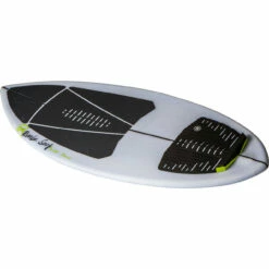 Ronix Kid's Flyweight Skimmer Wakesurf Board - 2022 -Surf Edge Shop 2022 RONIX WAKESURFER KIDS FLYWEIGHT SKIMMER TOP 3 4 ANGLE 1 54497.1631646696