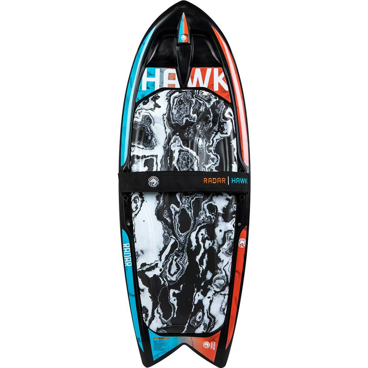 Radar Hawk Kneeboard - Orange/Mint 3 Radar Hawk Kneeboard - Orange/Mint