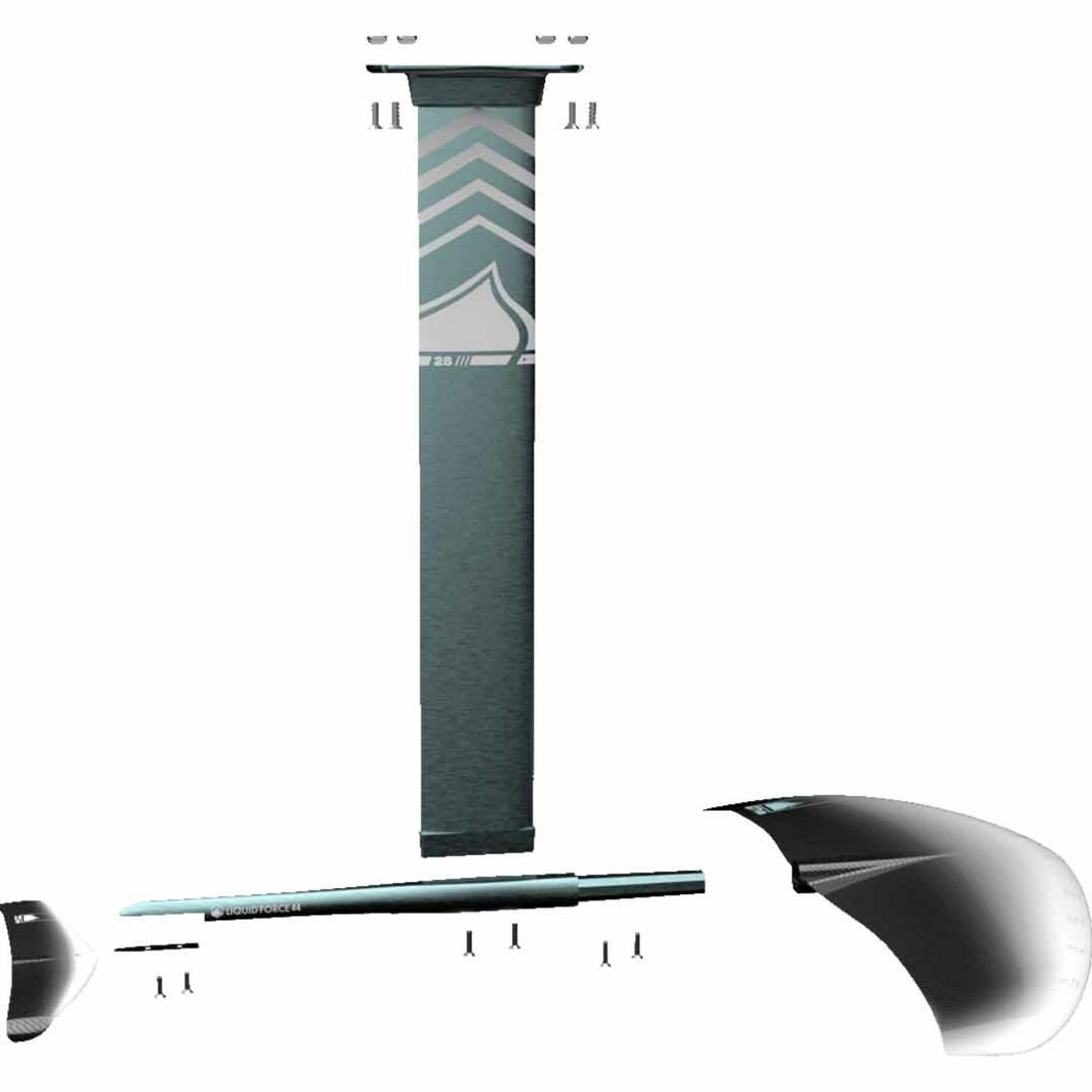 Liquid Force Horizon Surf 155 Foil Set - 2023 4 Liquid Force Horizon Surf 155 Foil Set - 2023 - Image 2