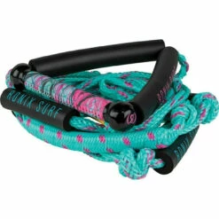 Ronix Bungee Wake Surf Rope - Ladies Pink/Blue
