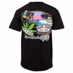 Ron Jon Paradise Surf Pocket Tee -Surf Edge Shop d800x800 10010399095D black ron jon paradise surf tee back