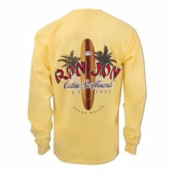 Ron Jon New Longboard Long Sleeve Tee -Surf Edge Shop d800x800 10030859012D gold ron jon new longboard long sleeve tee back