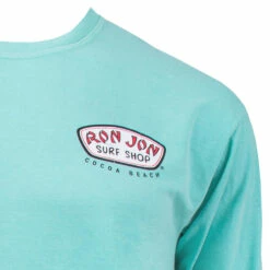 Ron Jon New Longboard Long Sleeve Tee -Surf Edge Shop d800x800 10030859077 ron jon new longboard sea foam long sleeve tee logo detail
