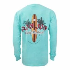 Ron Jon New Longboard Long Sleeve Tee -Surf Edge Shop d800x800 10030859077D sea foam ron jon new longboard long sleeve tee back