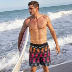 Ron Jon Grey Pineapple Suprise Volley 11 Ron Jon Grey Pineapple Suprise Volley -Surf Edge Shop d800x800 10120436091 ron jon grey pineapple suprise volley life style 3