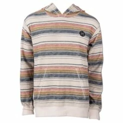Ron Jon Natural Stripe Baja Hoodie