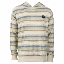 Ron Jon Sea Foam Stripe Baja Hoodie