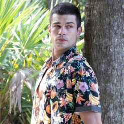 Ron Jon Papaya Party Black Shirt -Surf Edge Shop d800x800 10210283095 ron jon papaya party black shirt lifestyle 1