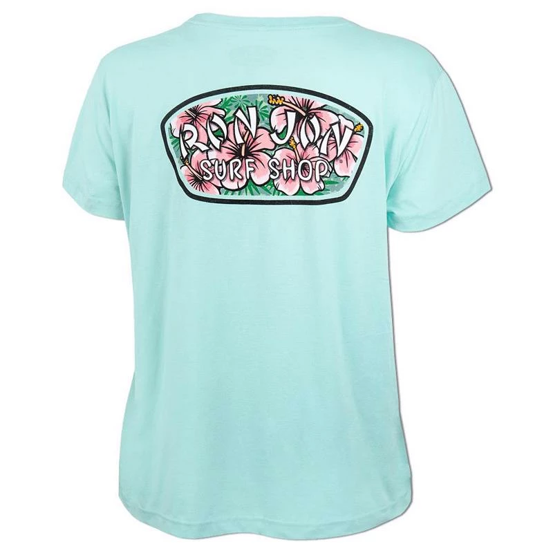 Ron Jon Ladies Hibiscus Badge Tee 5 Ron Jon Ladies Hibiscus Badge Tee - Image 3