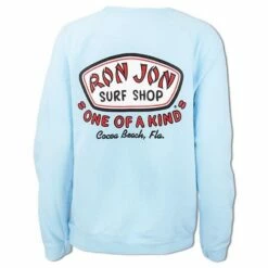 Ron Jon Ladies Classic Badge Crew Neck Pullover -Surf Edge Shop d800x800 10360319312D chambray ron jon ladies chambray classic badge crew neck pullover back