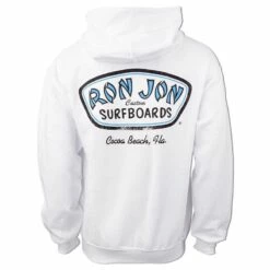 Ron Jon Custom Surfboards Hoodie -Surf Edge Shop d800x800 10420816001 white ron jon custom surfboards pullover hoodie back 2xl