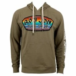 Ron Jon Blanket Badge Pullover Hoodie 10 Ron Jon Blanket Badge Pullover Hoodie -Surf Edge Shop d800x800 10420867074 olive ron jon blanket badge pullover hoodie front