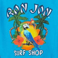 Ron Jon Kids New Parrot Badge Hoodie -Surf Edge Shop d800x800 10460265083 turquoise ron jon kids new parrot badge hoodie back graphic