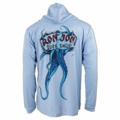 Ron Jon Kraken Hooded Long-Sleeve Sun Shirt 11 Ron Jon Kraken Hooded Long-Sleeve Sun Shirt -Surf Edge Shop d800x800 10480413081 light blue ron jon kraken long sleeve hooded sun shirt back