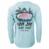 Ron Jon Flamingo UPF Long Sleeve Sun Shirt -Surf Edge Shop d800x800 10480460082 aqua ron jon flamingo long sleeve upf sun shirt back
