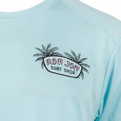 Ron Jon Flamingo UPF Long Sleeve Sun Shirt -Surf Edge Shop d800x800 10480460082 aqua ron jon flamingo upf ls sun shirt front graphic