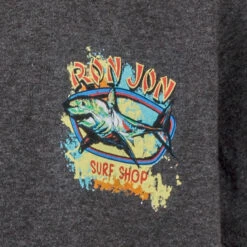 Ron Jon Kids Shark Badge Tee 9 Ron Jon Kids Shark Badge Tee -Surf Edge Shop d800x800 10500761313 dark grey heather ron jon kids shark badge tee front graphic