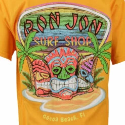 Ron Jon Youth Tiki Tropical Island Tee -Surf Edge Shop d800x800 10500762012 gold ron jon youth tiki tropical island tee back graphic
