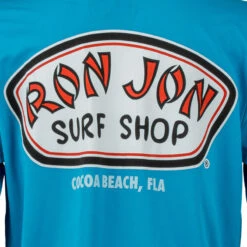 Ron Jon Kids New Performance Badge Long Sleeve Sun Shirt -Surf Edge Shop d800x800 10510136081 light blue ron jon kids new performance badge long sleeve sun shirt back graphic