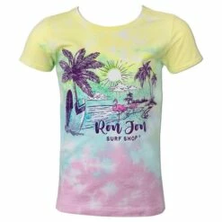 Ron Jon Kids Flamingo Friends Tee -Surf Edge Shop d800x800 11570217104 tie dye ron jon kids flamingo friends tee