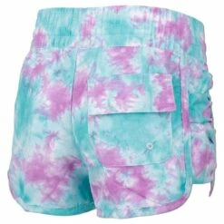 Ron Jon Kids Aqua And Purple Tie-Dye Boardshorts 8 Ron Jon Kids Aqua And Purple Tie-Dye Boardshorts -Surf Edge Shop d800x800 11600027276 ron jon girls aqua purple tie dye boardshort back