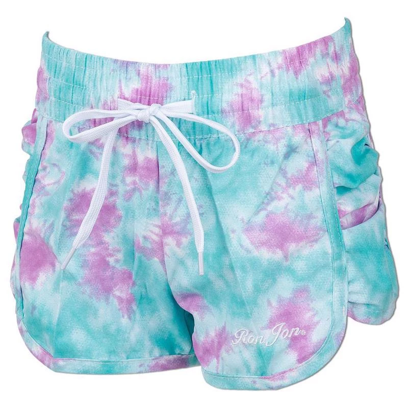 Ron Jon Kids Aqua And Purple Tie-Dye Boardshorts 3 Ron Jon Kids Aqua And Purple Tie-Dye Boardshorts