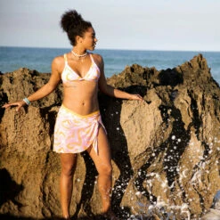 Ron Jon Juniors Groovy Triangle Bikini Top -Surf Edge Shop d800x800 13210287101 print ron jon juniors groovy triangle bikini top lifestyle 3