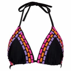 Ron Jon Juniors Slide Tri Monterrico-Fuego Bikini Top