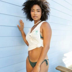 Ron Jon Juniors Sacramento Super Rib Cheeky Bikini Bottom -Surf Edge Shop d800x800 13260293321 forest green ron jon juniors sacramento super rib cheeky bikini bottom lifestyle 2