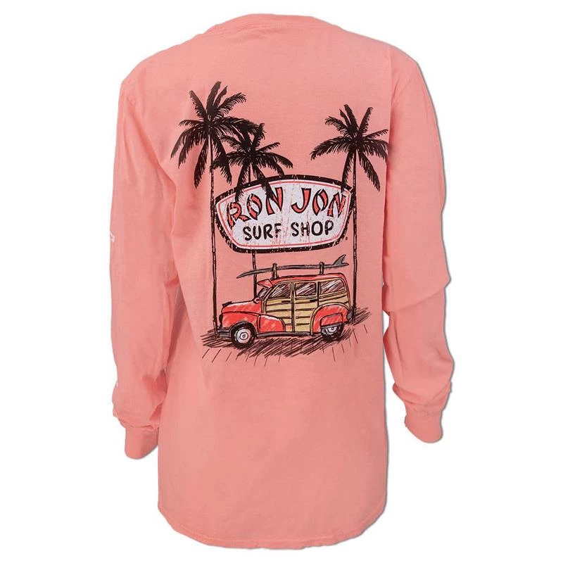 Ron Jon Junior Surfs Up Woody Long Sleeve Tee - Image 5