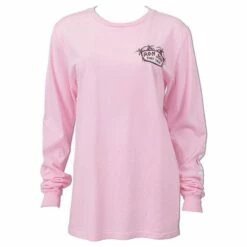 Ron Jon Junior Sunset Badge Long Sleeve Tee -Surf Edge Shop d800x800 13310417039 light pink ron jon junior sunset badge ls tee front