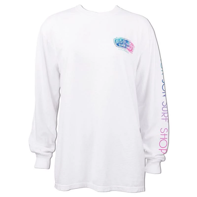 Ron Jon Juniors Cocoa Beach Watercolor Crab Long Sleeve Tee - Image 2