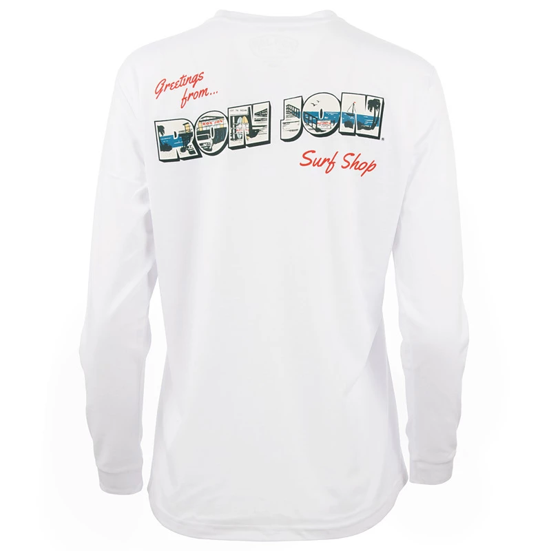 Ron Jon Juniors Greetings From Ron Jon Long Sleeve Tee 6 Ron Jon Juniors Greetings From Ron Jon Long Sleeve Tee - Image 4