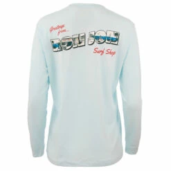Ron Jon Juniors Greetings From Ron Jon Long Sleeve Tee 11 Ron Jon Juniors Greetings From Ron Jon Long Sleeve Tee -Surf Edge Shop d800x800 13310469081 light blue greetings from ron jon long sleeve tee back