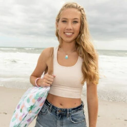 Ron Jon Juniors Hacci Crop Top 13 Ron Jon Juniors Hacci Crop Top -Surf Edge Shop d800x800 13320689002 off white ron jon juniors hacci crop tank lifestyle 1