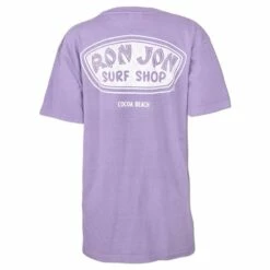 Ron Jon Juniors Icon Badge Tee -Surf Edge Shop d800x800 13340804063 lavender ron jon juniors icon badge tee back