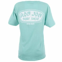 Ron Jon Juniors Icon Badge Tee -Surf Edge Shop d800x800 13340804070 mint ron jon juniors icon badge tee back