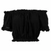 Ron Jon Juniors Gauze Off The Shoulder Crop Top 1 Ron Jon Juniors Gauze Off The Shoulder Crop Top -Surf Edge Shop d800x800 13340833095 black ron jon juniors gauze off the shoulder top