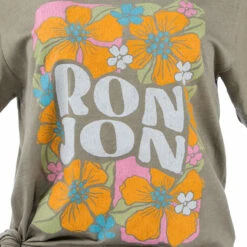 Ron Jon Junior Groovy Floral Tee -Surf Edge Shop d800x800 13340869074 olive ron jon juniors groovy floral tee graphic