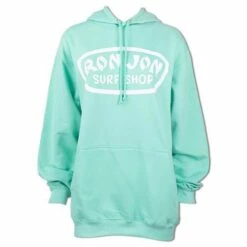 Ron Jon Juniors Large Badge Oversized Hoodie -Surf Edge Shop d800x800 13350704070D mint ron jon juniors large badge oversized hoodie front