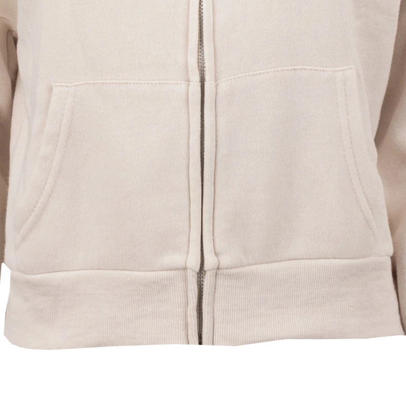 Ron Jon Ladies Patch Burnout Crop Zip Hoodie 4 Ron Jon Ladies Patch Burnout Crop Zip Hoodie - Image 2