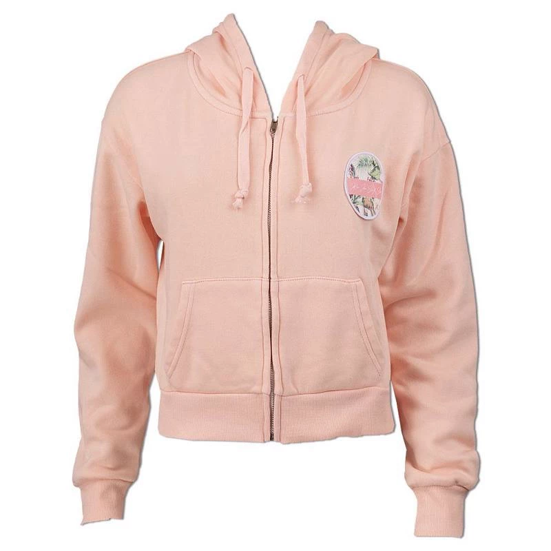 Ron Jon Ladies Patch Burnout Crop Zip Hoodie 7 Ron Jon Ladies Patch Burnout Crop Zip Hoodie - Image 5
