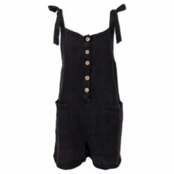 Ron Jon Ladies Button Front Romper -Surf Edge Shop d800x800 14390001095 black ron jon ladies button front romper