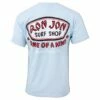 Ron Jon Cocoa Beach Trusty Badge Unisex Tee -Surf Edge Shop d800x800 17030402081D light blue ron jon trusty badge tee back