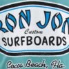 Ron Jon Cocoa Beach Custom Surfboards Unisex Tee -Surf Edge Shop d800x800 17030542071 green ron jon custom surfboards tee close up