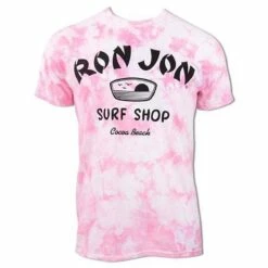 Ron Jon Light Crush Tie Dye Tee -Surf Edge Shop d800x800 17040215040D pink ron jon light crush tie dye tee front