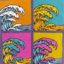 Ron Jon Square Wave Tee -Surf Edge Shop d800x800 17040217061 purple ron jon square wave tee close up